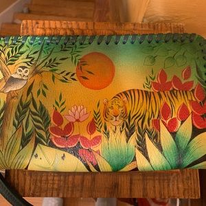 Anuscka tiger wallet clutch